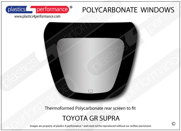 Carica immagine in Galleria Viewer, Vetri in Policarbonato per Toyota Supra MK5 GR GT4
