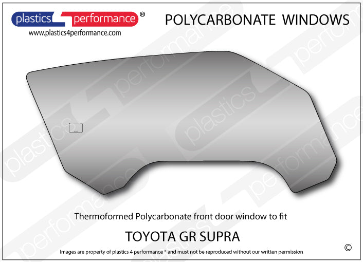 Carica immagine in Galleria Viewer, Vetri in Policarbonato per Toyota Supra MK5 GR GT4
