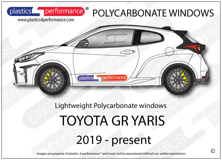 Carica immagine in Galleria Viewer, Vetri in Policarbonato per Toyota Yaris GR
