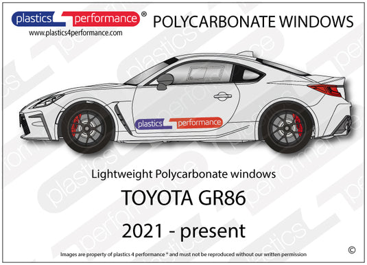 Vetri in Policarbonato per Toyota GR86