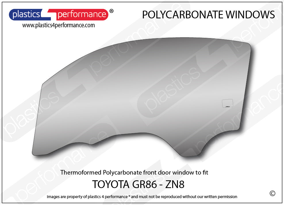 Vetri in Policarbonato per Toyota GR86