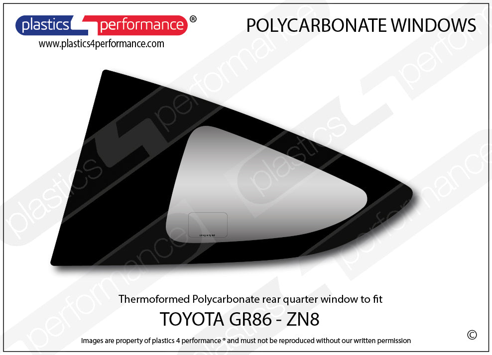 Vetri in Policarbonato per Toyota GR86