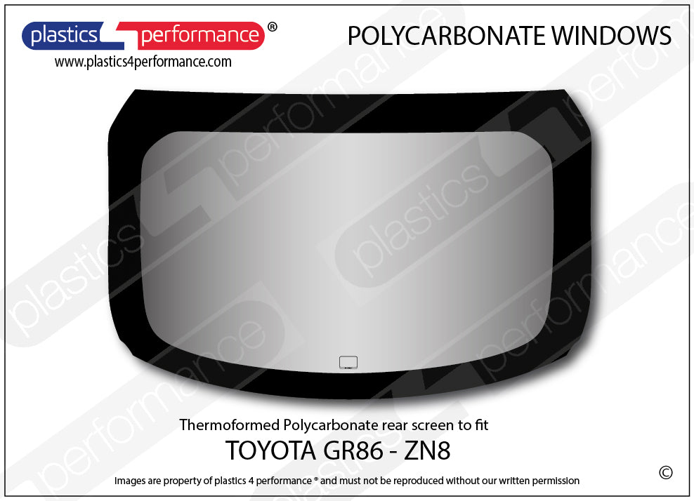 Vetri in Policarbonato per Toyota GR86
