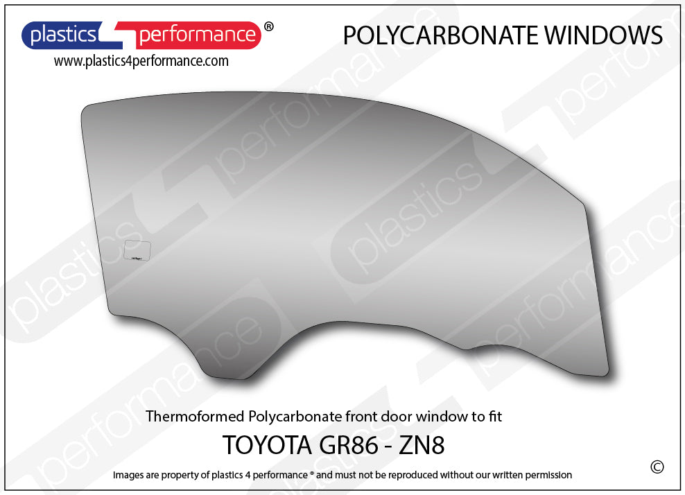 Vetri in Policarbonato per Toyota GR86