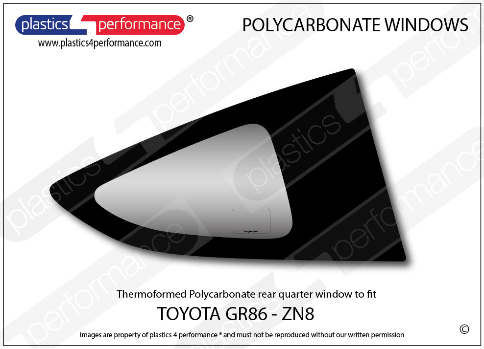 Vetri in Policarbonato per Toyota GR86