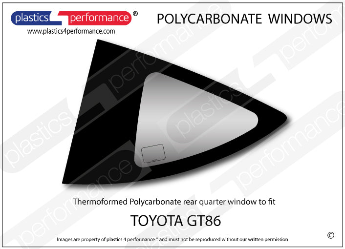 Vetri in Policarbonato per Toyota GT86