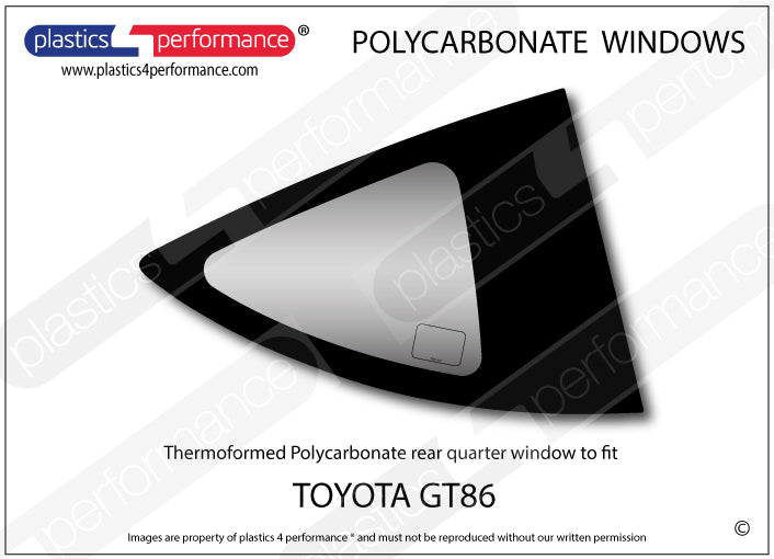 Carica immagine in Galleria Viewer, Vetri in Policarbonato per Toyota GT86
