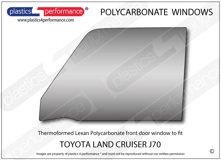 Carica immagine in Galleria Viewer, Vetri in Policarbonato per Toyota Land Cruiser J70
