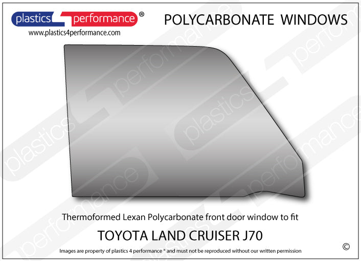 Vetri in Policarbonato per Toyota Land Cruiser J70