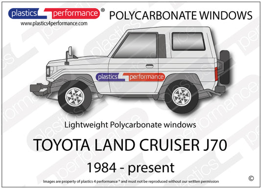 Vetri in Policarbonato per Toyota Land Cruiser J70