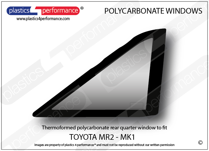 Vetri in Policarbonato per Toyota MR2 AW11