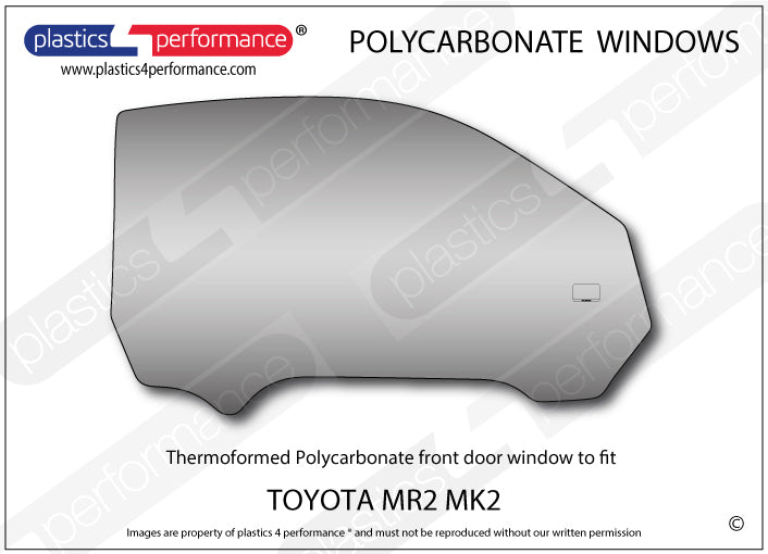 Vetri in Policarbonato per Toyota MR2 SW20