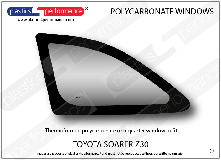 Carica immagine in Galleria Viewer, Vetri in Policarbonato per Toyota Soarer Z30
