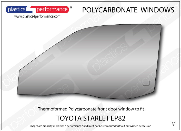 Vetri in Policarbonato per Toyota Starlet EP82