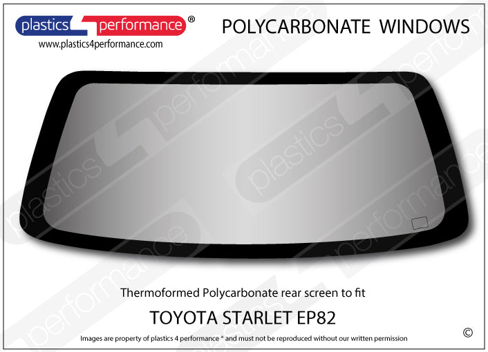 Vetri in Policarbonato per Toyota Starlet EP82