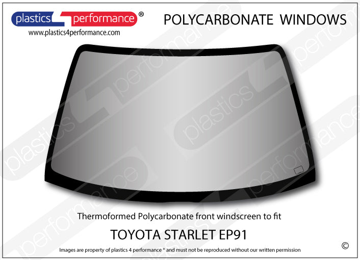Carica immagine in Galleria Viewer, Vetri in Policarbonato per Toyota Starlet EP91
