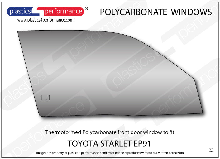 Vetri in Policarbonato per Toyota Starlet EP91