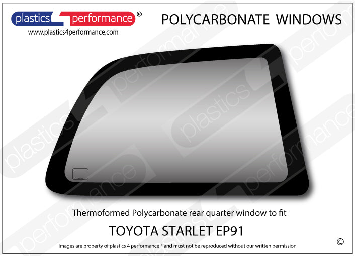 Carica immagine in Galleria Viewer, Vetri in Policarbonato per Toyota Starlet EP91
