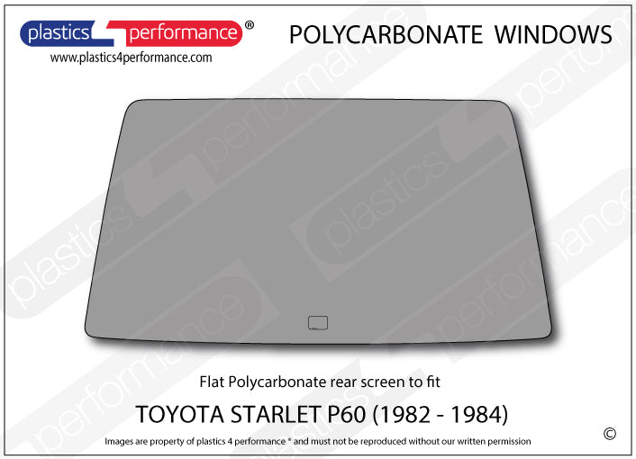 Vetri in Policarbonato per Toyota Starlet KP60 3 Porte
