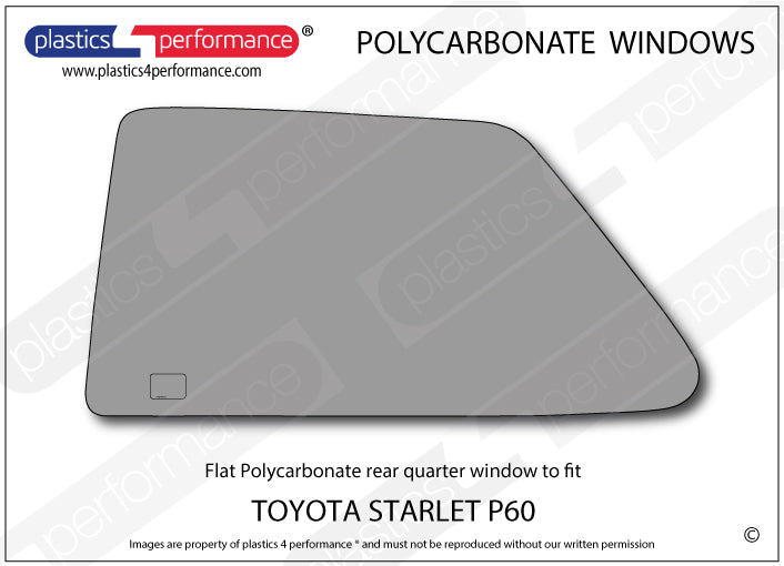 Carica immagine in Galleria Viewer, Vetri in Policarbonato per Toyota Starlet KP60 3 Porte
