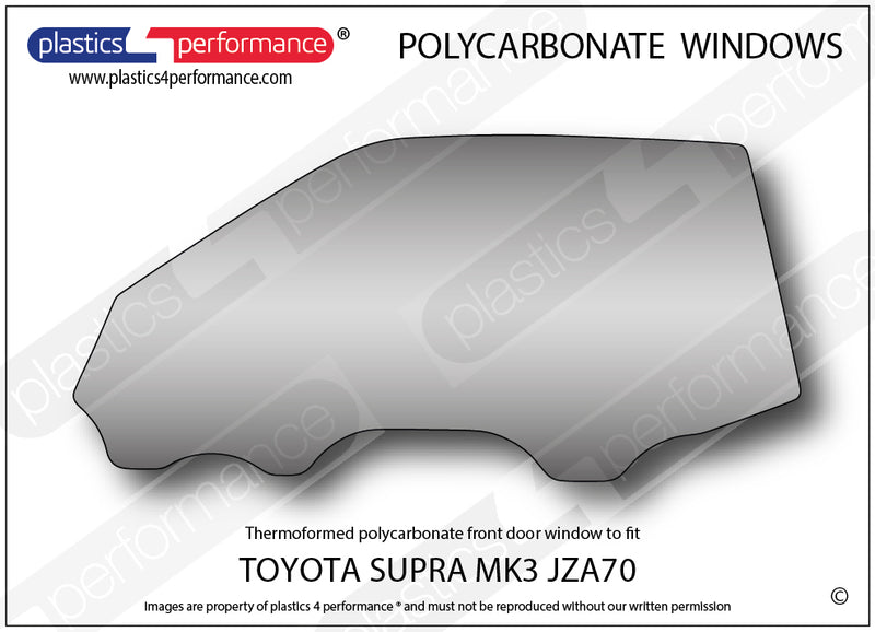 Carica immagine in Galleria Viewer, Vetri in Policarbonato per Toyota Supra MK3
