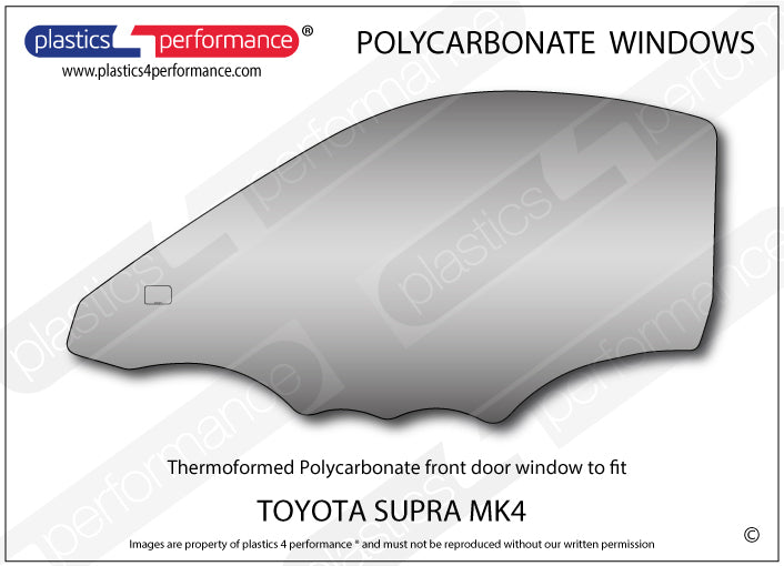 Vetri in Policarbonato per Toyota Supra MK4