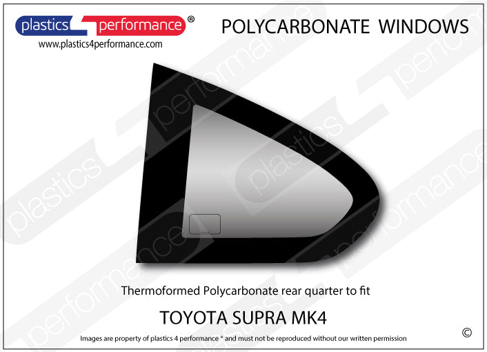 Vetri in Policarbonato per Toyota Supra MK4