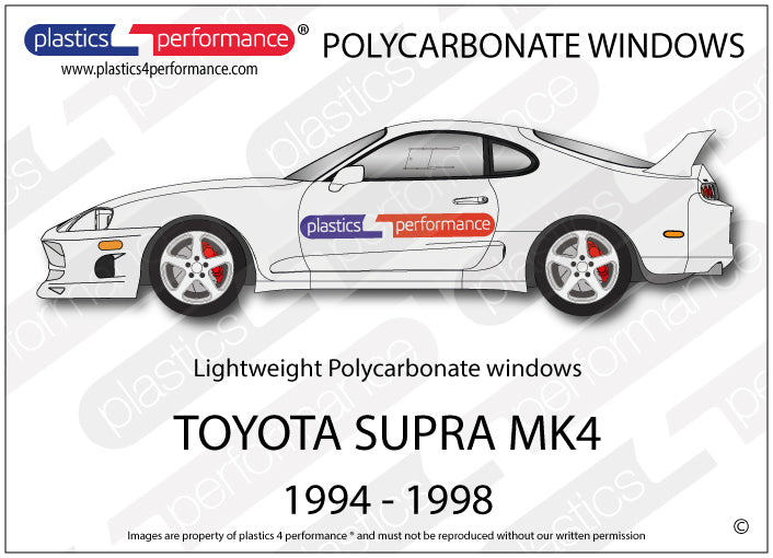 Vetri in Policarbonato per Toyota Supra MK4