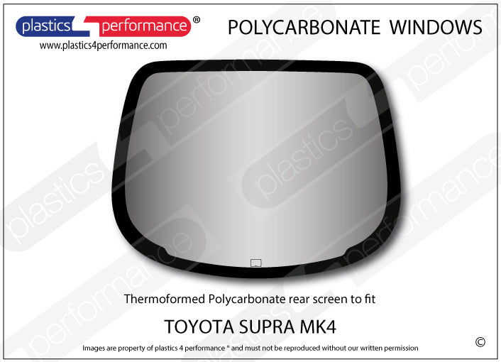 Carica immagine in Galleria Viewer, Vetri in Policarbonato per Toyota Supra MK4
