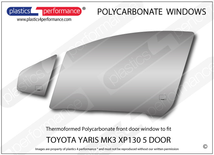 Carica immagine in Galleria Viewer, Vetri in Policarbonato per Toyota Yaris 3 XP130 5 Porte
