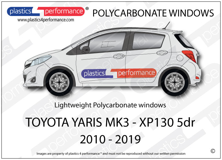 Carica immagine in Galleria Viewer, Vetri in Policarbonato per Toyota Yaris 3 XP130 5 Porte
