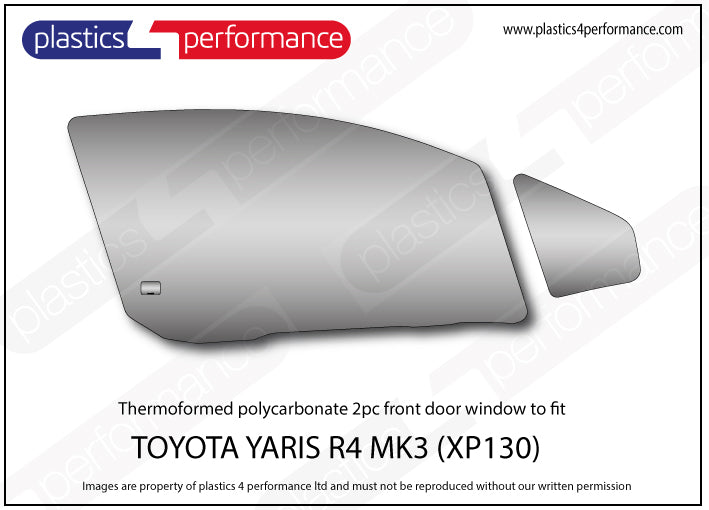Carica immagine in Galleria Viewer, Vetri in Policarbonato per Toyota Yaris 3 XP130 3 Porte
