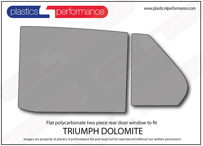 Vetri in Policarbonato per Triumph Dolomite