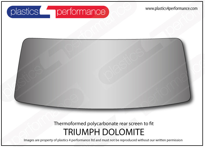 Vetri in Policarbonato per Triumph Dolomite