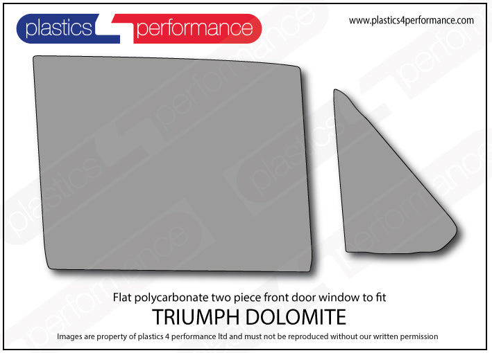 Vetri in Policarbonato per Triumph Dolomite
