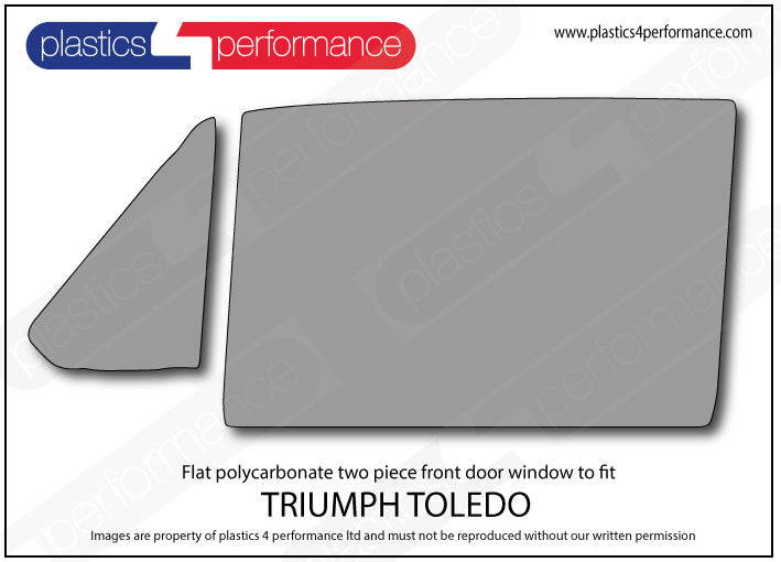 Vetri in Policarbonato per Triumph Toledo 2 Porte