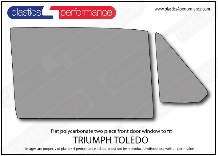 Vetri in Policarbonato per Triumph Toledo 2 Porte