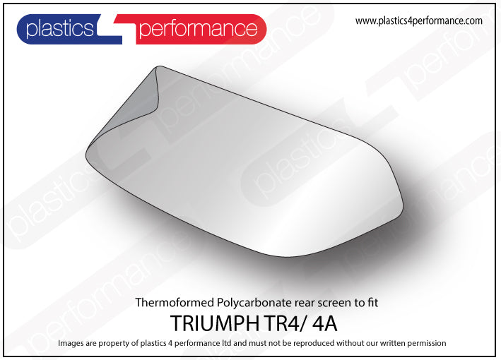 Vetri in Policarbonato per Triumph TR4 / TR4A