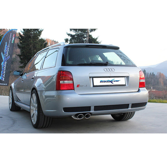 Tubo sostituzione catalizzatore acciaio inox per AUDI RS4 B5 2.7 BITURBO 380 CV 1998-2001