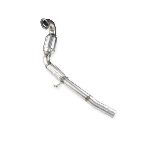 Tubo sostituzione catalizzatore con catalizzatore (versione senza OPF) Inoxcar per Volkswagen Golf 7.5 2,0 GTi dopo 2017