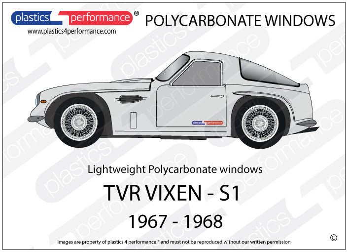 Carica immagine in Galleria Viewer, Vetri in Policarbonato per TVR Vixen
