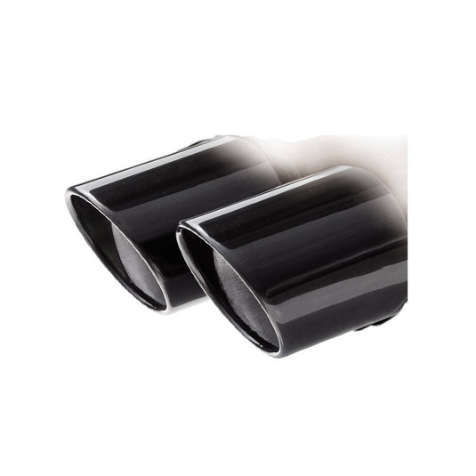 Uscita Scarico Inoxcar 2x80 Black Edition lunghezza 230mm