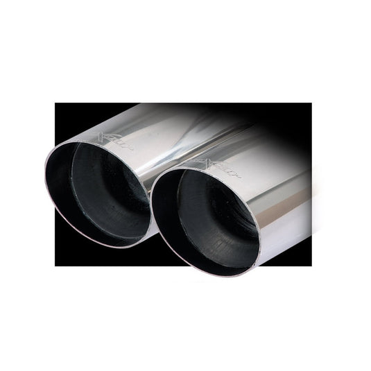 Uscita Scarico Inoxcar 2x80 Racing lunghezza 230mm
