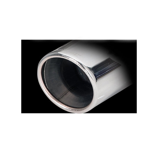 Uscita Scarico Inoxcar Tonda Diametro 80 X-Race Chromo lunghezza 250mm