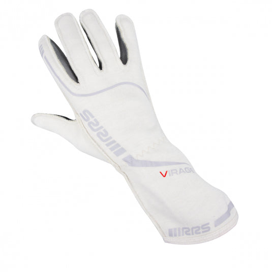 Guanti pilota RRS VIRAGE 3 FIA 8856-2018 - bianco