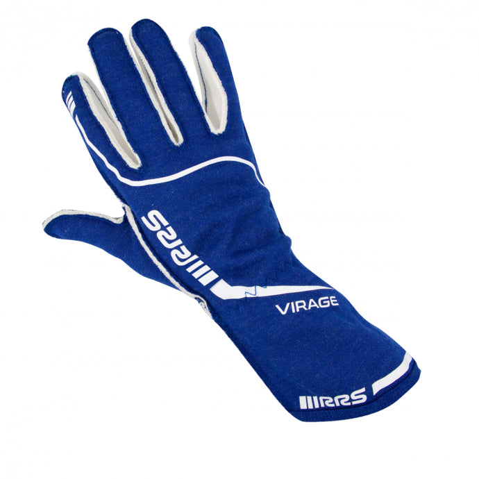 Guanti pilota RRS VIRAGE 3 FIA 8856-2018 - blu