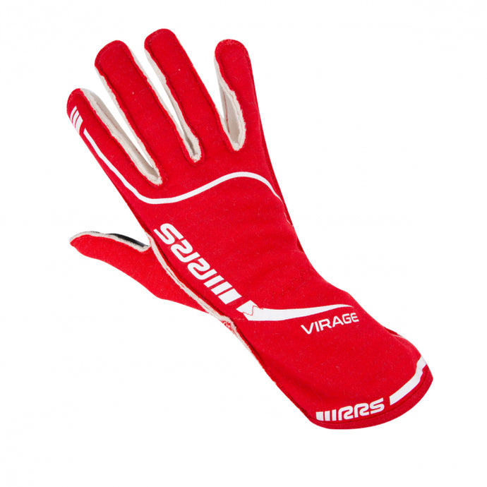 Guanti pilota RRS VIRAGE 3 FIA 8856-2018 - rosso