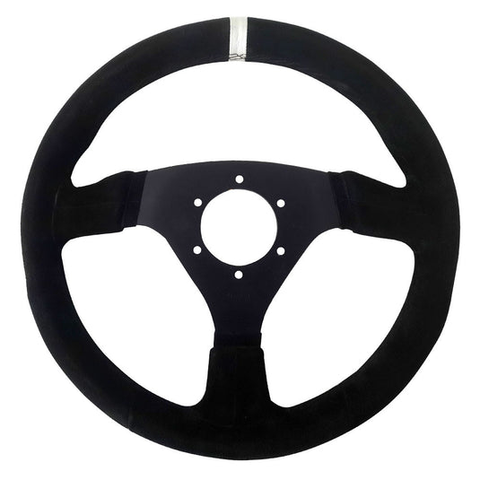 Volante piano Pro 330mm pelle scamosciata Nero/Nero