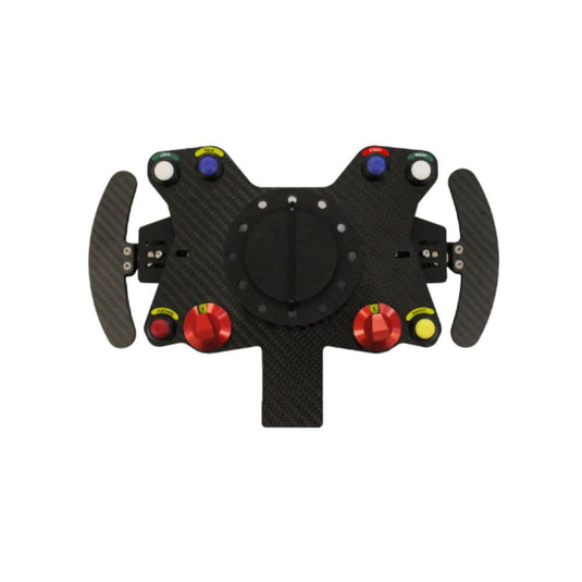 Volante wireless a 8 pulsanti in carbonio con palette del cambio AIM