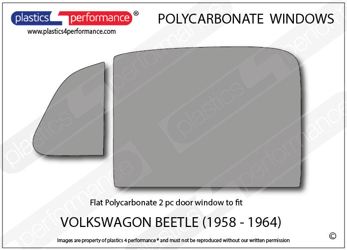 Vetri in Policarbonato per Volkswagen Maggiolino (58-64)